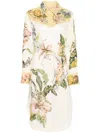 Alemais Oleander Midi Dress In Gelb