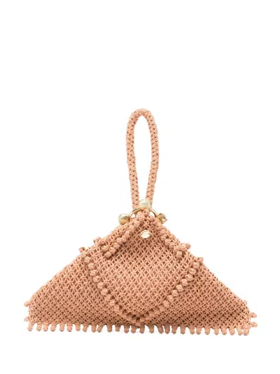 Alemais Zip-fastening Tote Bag In Brown