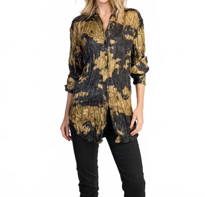 Alembika Afterglow Shirt In Gold In Multi