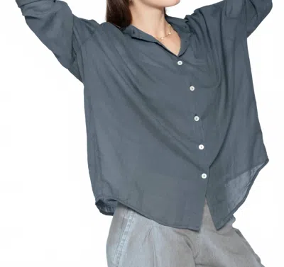 Alembika Airy Shirt In Slate In Gray