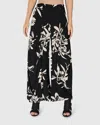Alembika Benedetta Palazzo Pants In Floral In Black