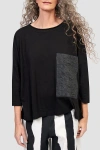 ALEMBIKA ALEMBIKA BOXY TEE WITH OVERSIZED PATCH POCKET