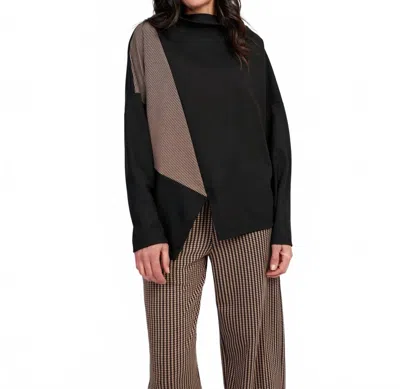 Alembika Brighton Funnel Top In Chocolate In Black