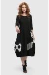 Alembika Broadway Cocoon Dress In Black