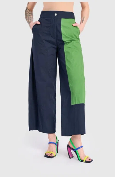 Alembika Cabana Wide Leg Pants In Blue