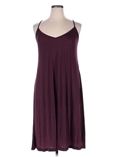 Pre-owned Alembika Casual Dress In Burgundy
