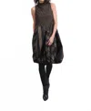 Alembika Chiu Whisper Wonderful Dress In Khaki In Black