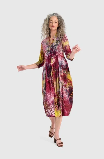 Alembika Confetti Cocoon Dress In Multi