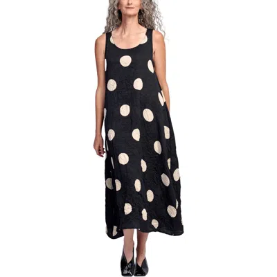 Alembika Crushed Polka Dots Maxi Tank Dress