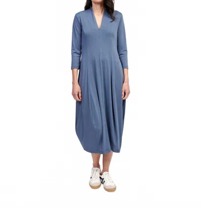 Alembika Essential Cocoon Dress In Blue Mist