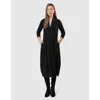 Alembika Essential Pockets Cocoon Dress In Black