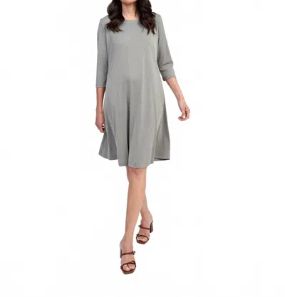 Alembika Essential Relaxed Dress In Saladine In Gray