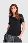 Alembika Essential Shaped Tee In Black