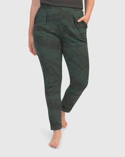 Alembika Exhale Jogger Pants In Forest Tie-dye In Green