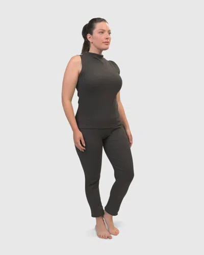 Alembika Freedom Leggings In Charcoal In Pink