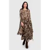 Alembika Frond Mesh Tunic In Multi