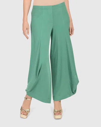 Alembika Go To Cupro Punto Pant In Seafoam In Green