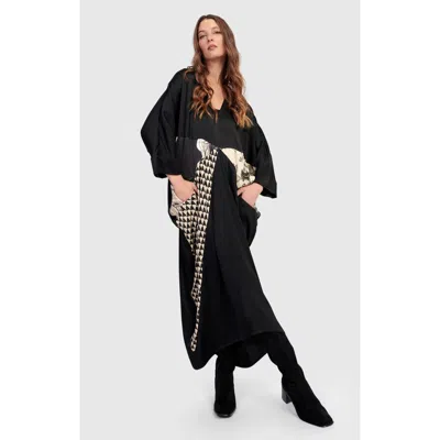 Alembika Grecian Caftan Dress In Multi