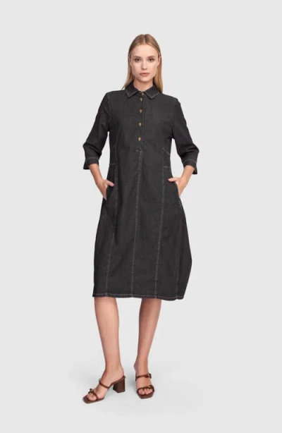 Alembika Harper Shirtdress In Black