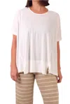 Alembika Knit Top In White In White
