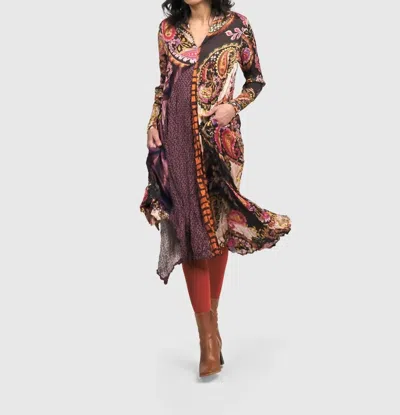 Alembika Lavinia Swing Dress In Paisley In Multi