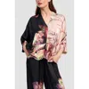 Alembika Mixed Florals Pullover Blouse In Multi