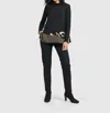 Alembika Nikita Turtleneck Trapeze Top In Mix