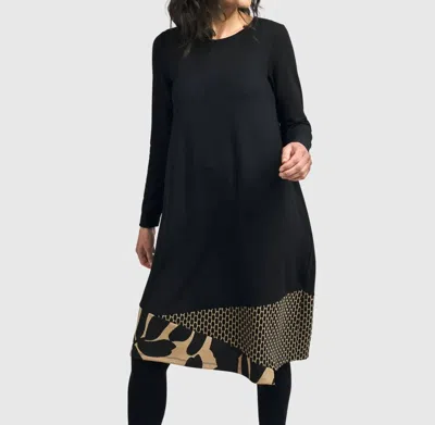 Alembika Nora Relaxed Dress In Mix In Black