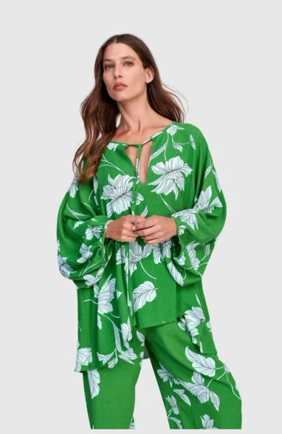 Alembika Oasis Blouse In Green