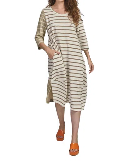 Alembika Oasis Kaftan Dress In Cream In White