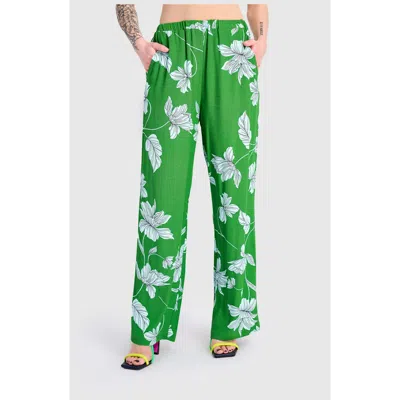 Alembika Reef Straight Pants In Green