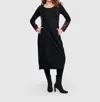 Alembika Riley Crew Cocoon Dress In Ocean