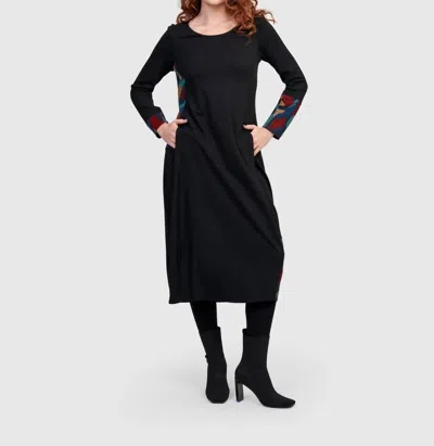 Alembika Riley Crew Cocoon Dress In Ocean