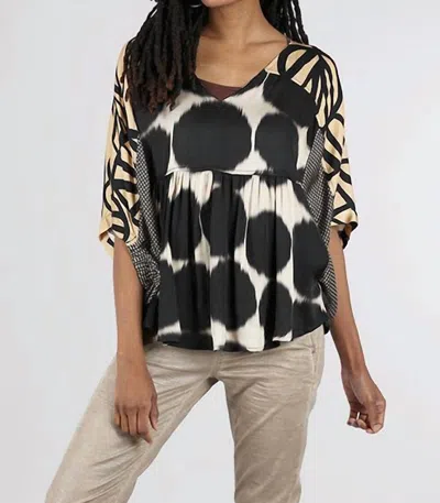 Alembika Skye Butterfly Blouse In Serene In Blue