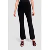 Alembika Slinky Knit Kick Flare Pants In Black