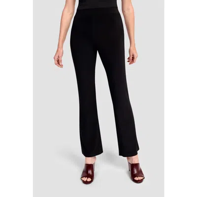 Alembika Slinky Knit Kick Flare Pants In Black
