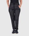 Alembika Snakeskin Iconic Stretch Jeans In Black In Black