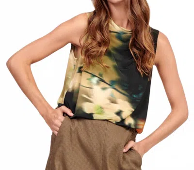 Alembika Spritz Sleeveless Top In Floral In Multi