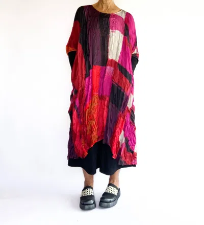 Alembika Sunset Strip Dress In Magenta In Pink