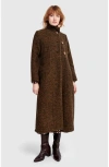 Alembika Tash Long Coat In Brown