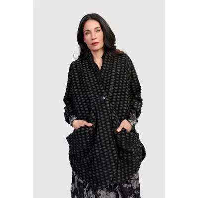 Alembika Thorne Cozy Cowl Jacket In Black