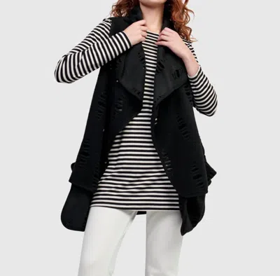 Alembika Urban Bellatrix Draped Vest In Rifts In Multi