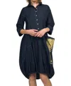 Alembika Winona Wonderful Dress In Denim In Blue