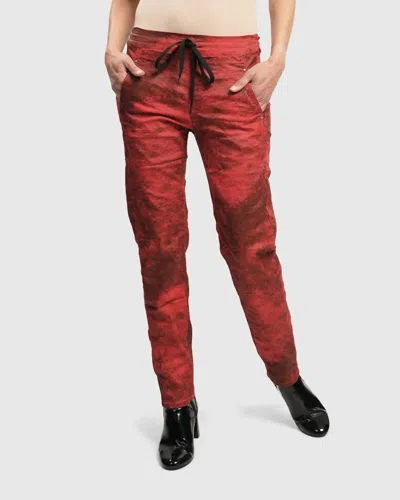 Alembika Women's Iconic Stretch Jeans In Red
