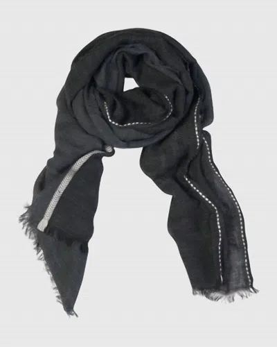 Alembika Women's Textured Scarf In Grey
