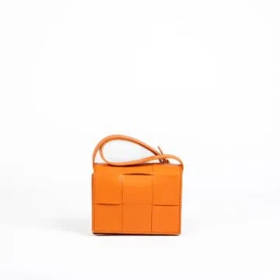 Aleo Matchbox Mini Bag In Orange