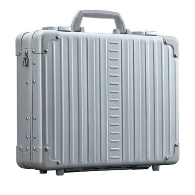Aleon 15 Aluminum Business Attache Case In Silver