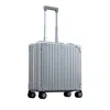 Aleon 17 Aluminum Wheeled Briefcase In Silver