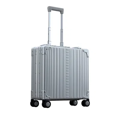 Aleon 17 Aluminum Wheeled Briefcase In Silver