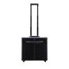 Aleon 17 Aluminum Wheeled Pilot Bag In Black